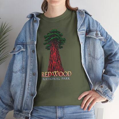 Redwood National Park Unisex Glidan Heavy Cotton Tee