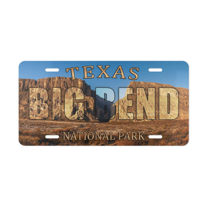 Big Bend National Park Custom LIcense Plate