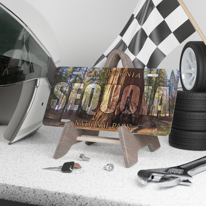 Sequoia National Park Custom License Plate