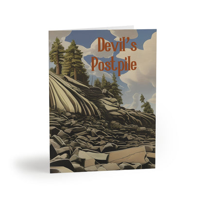 Devil's Postpile Greeting Cards