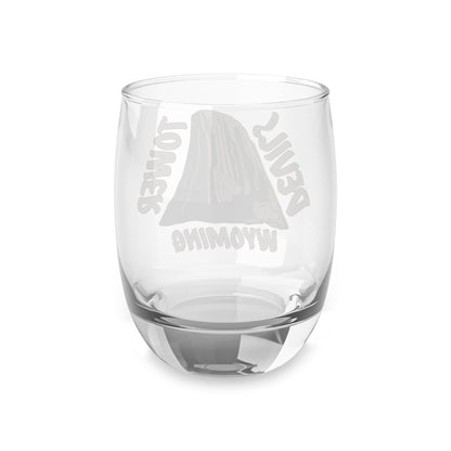 Devils Tower Whiskey Glass