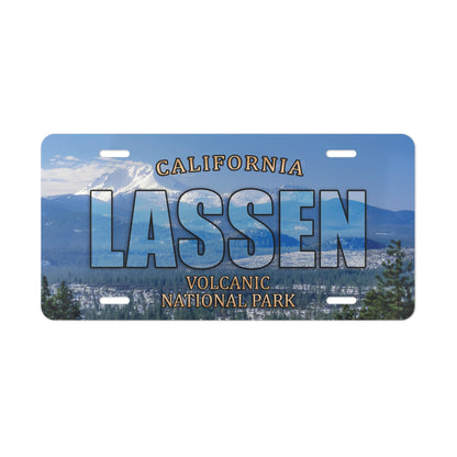 Lassen Volcanic National Park Custom License Plate