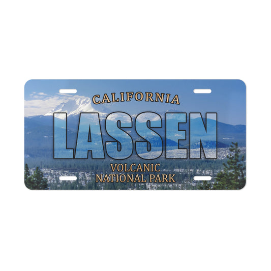 Lassen Volcanic National Park Custom License Plate