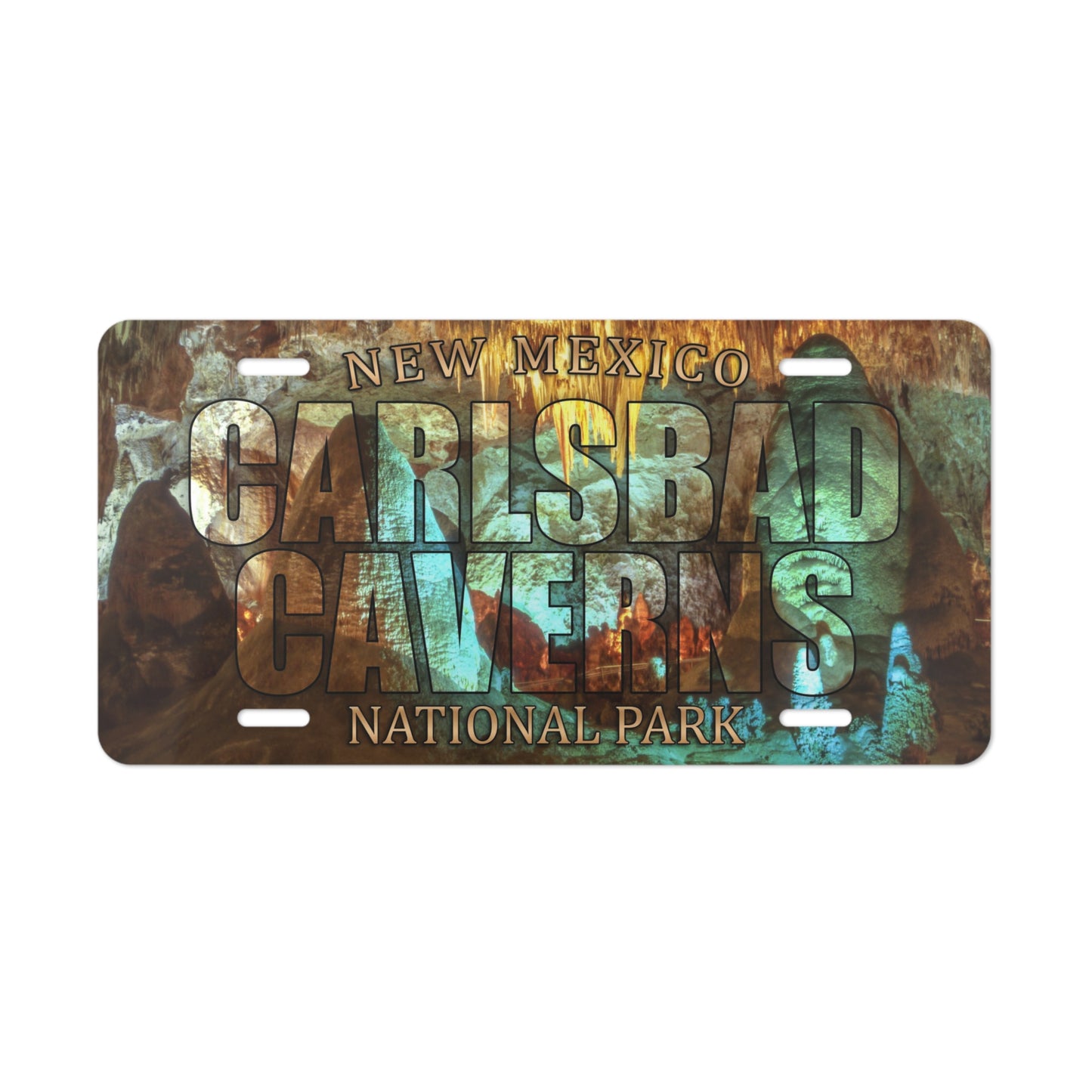 Carlsbad Caverns Custom License Plate