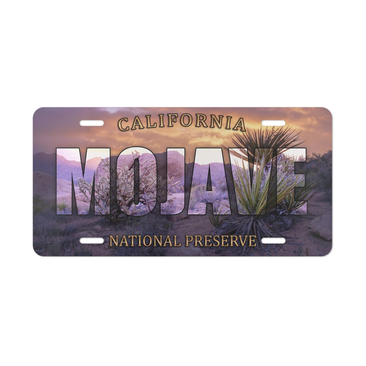 Mojave National Preserve Custom License Plate