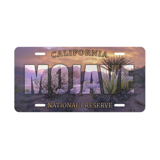 Mojave National Preserve Custom License Plate