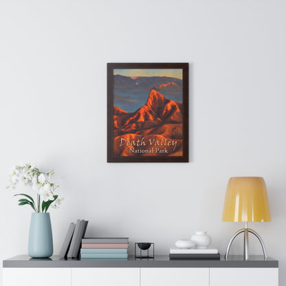 Death Valley National Park's Zabriskie Point Framed Poster