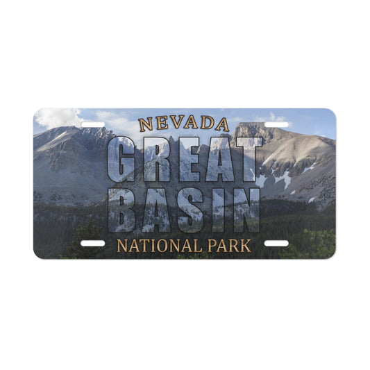 Great Basin National Park Custom License Plate