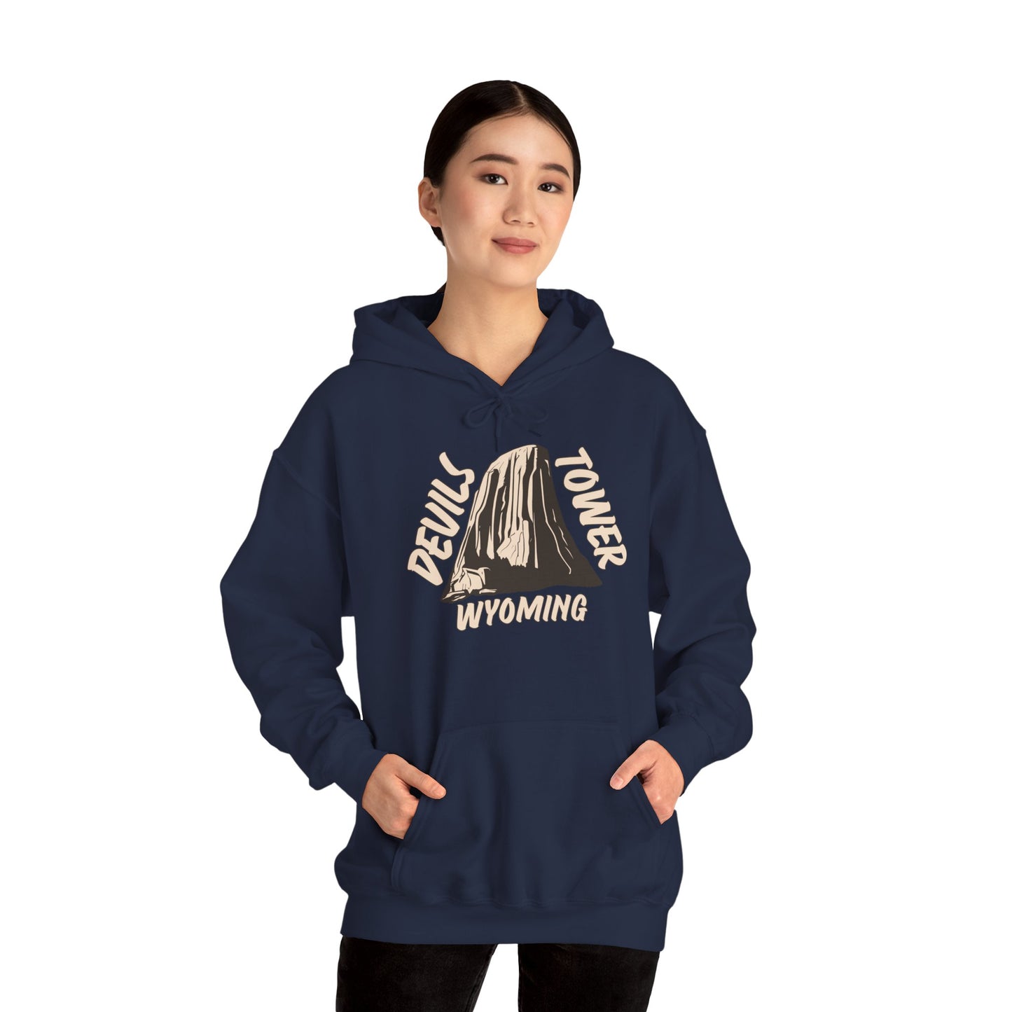 Devil's Tower National Monument Unisex Heavy Blend™ Hooded Sweatshirt
