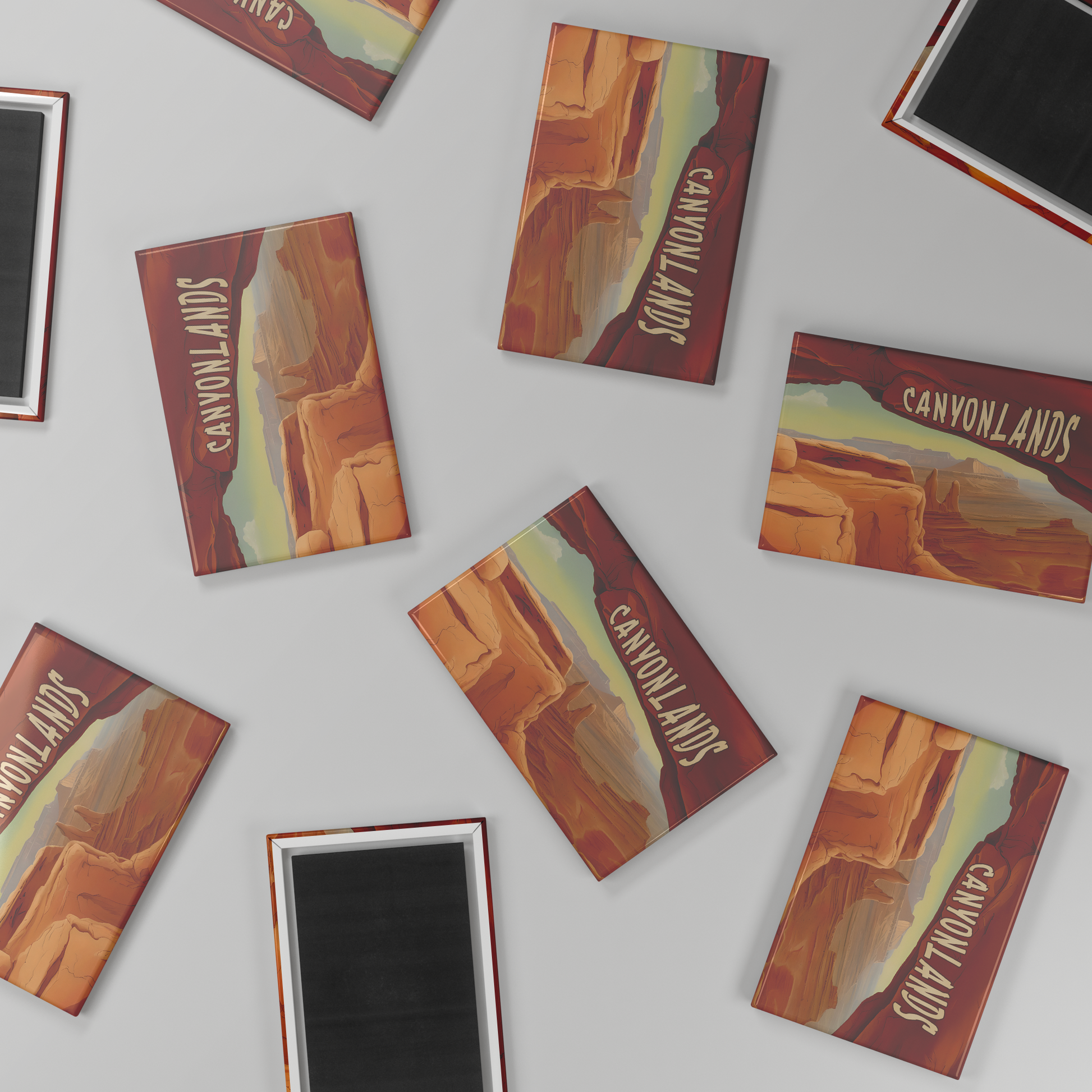 Canyonlands_National_Park_Refrigerator_M_RectangleButtonMagnet_H_Scatter_Mockup.png