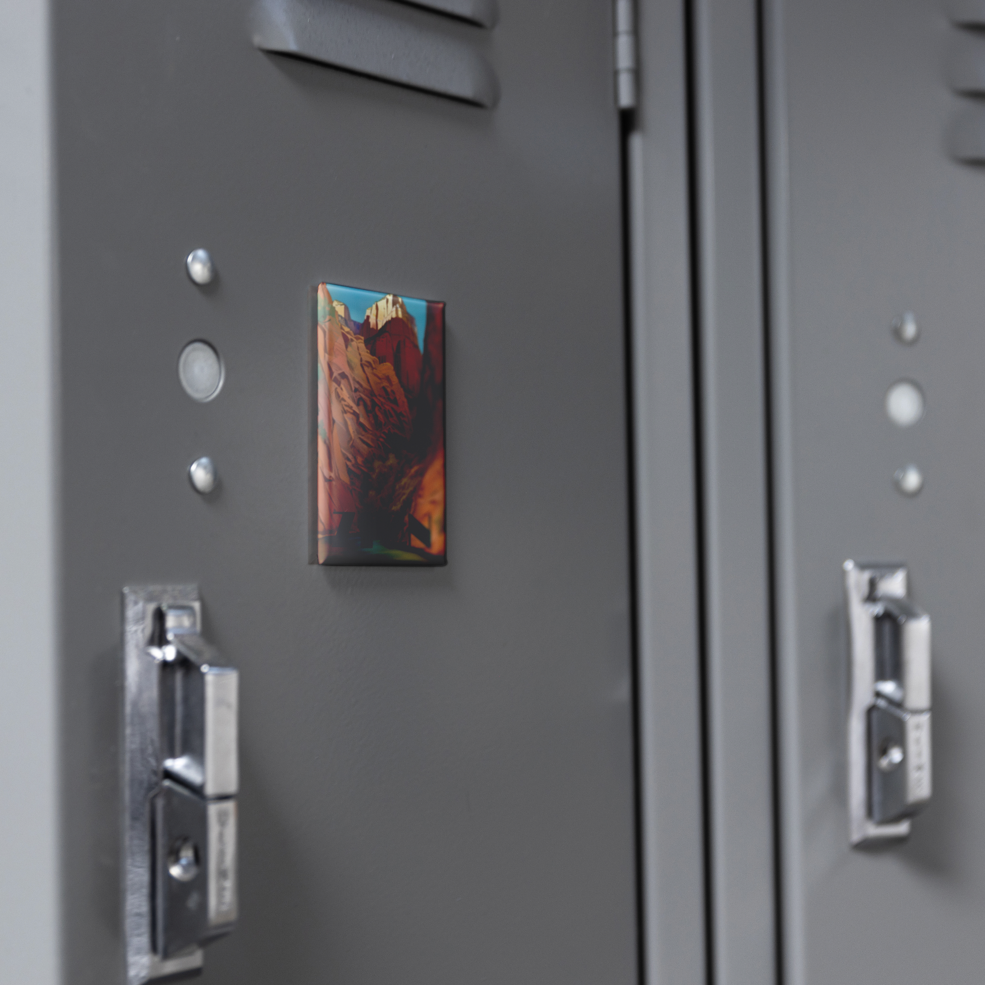 Zion_National_Park_Refrigerator_Magnets_RectangleButtonMagnet_V_Locker_Mockup.png