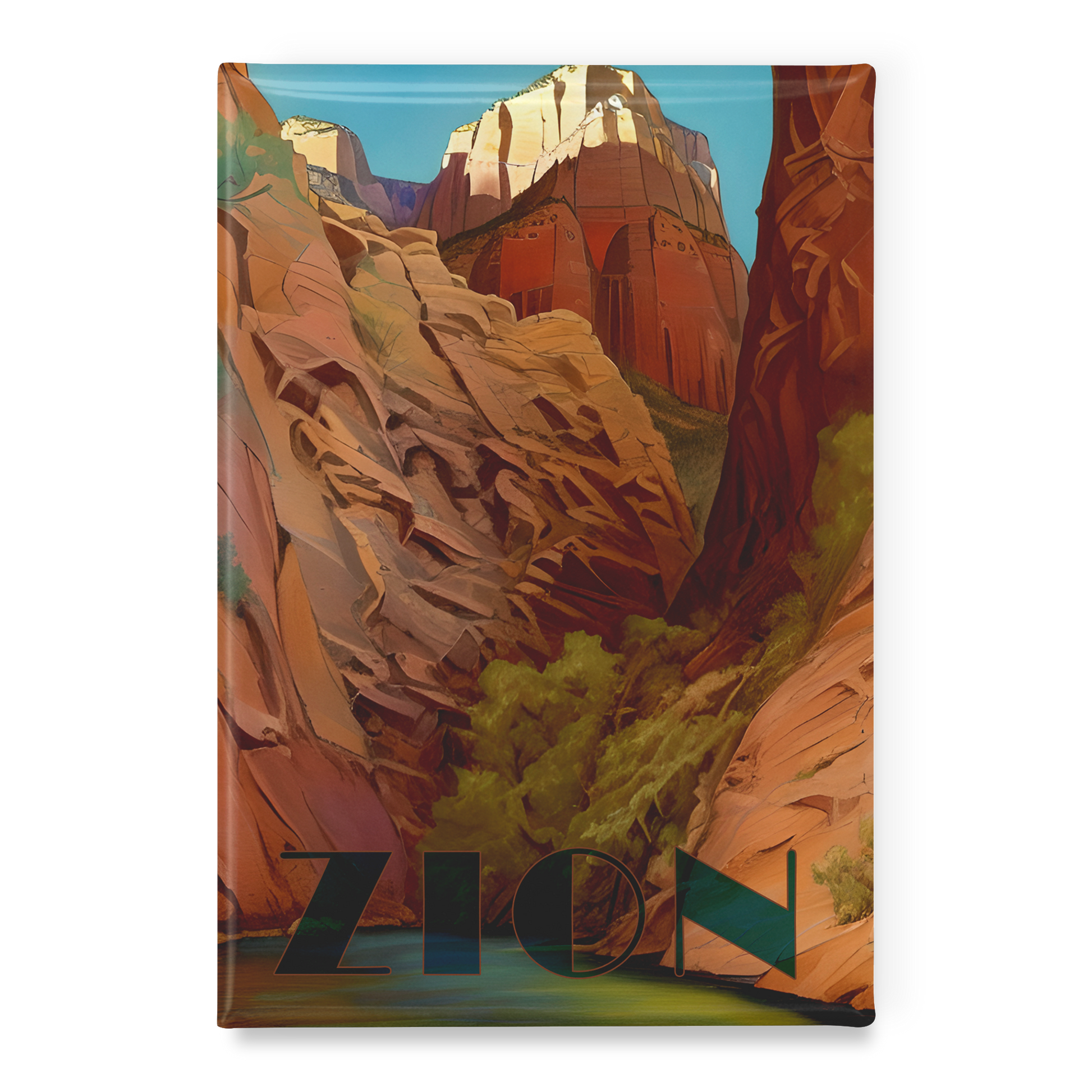 Zion_National_Park_Refrigerator_Magnets_RectangleButtonMagnet_V_Main_Mockup.png
