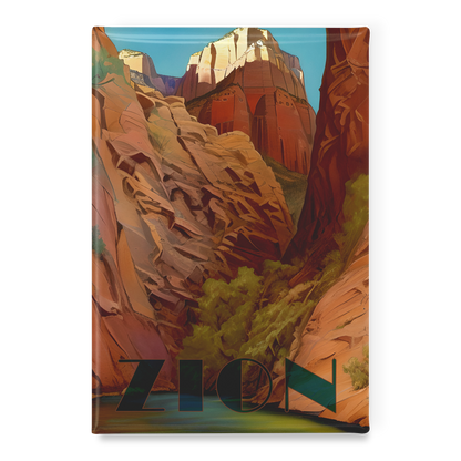 Zion_National_Park_Refrigerator_Magnets_RectangleButtonMagnet_V_Main_Mockup.png