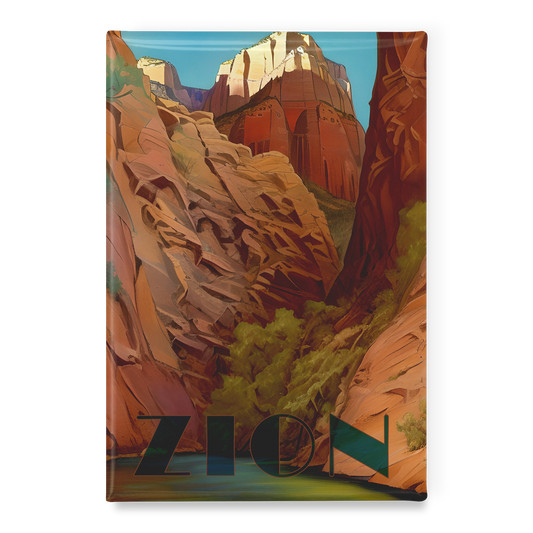 Zion_National_Park_Refrigerator_Magnets_RectangleButtonMagnet_V_Main_Mockup.png