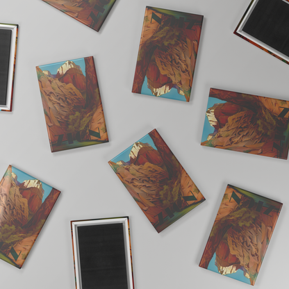 Zion_National_Park_Refrigerator_Magnets_RectangleButtonMagnet_V_Scatter_Mockup.png