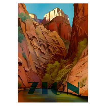 Zion National Park Greeting Cards