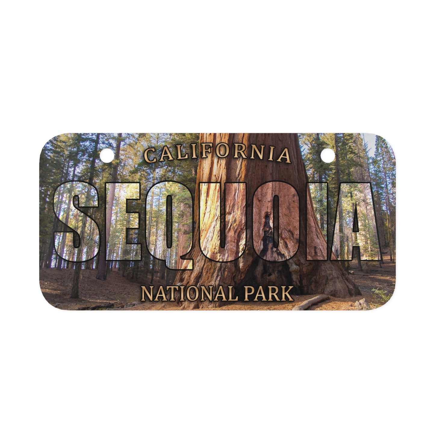 Sequoia National Park Custom License Plate