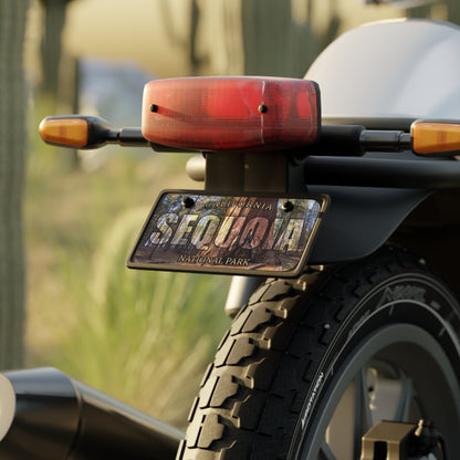 Sequoia National Park Custom License Plate
