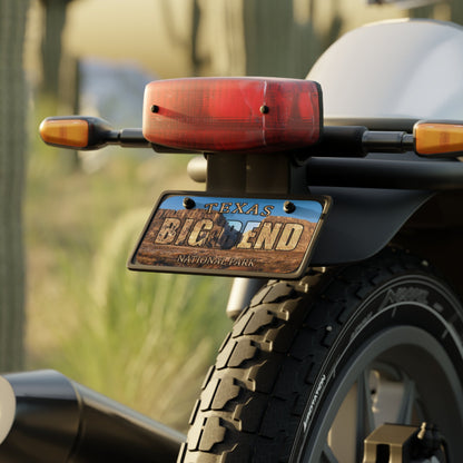 Big Bend National Park Custom LIcense Plate