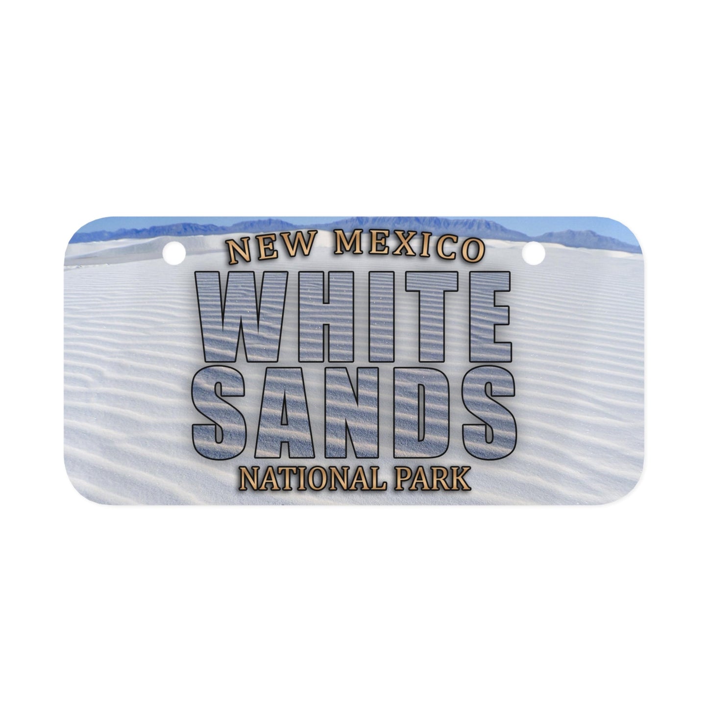 White Sands National Park Custom License Plate