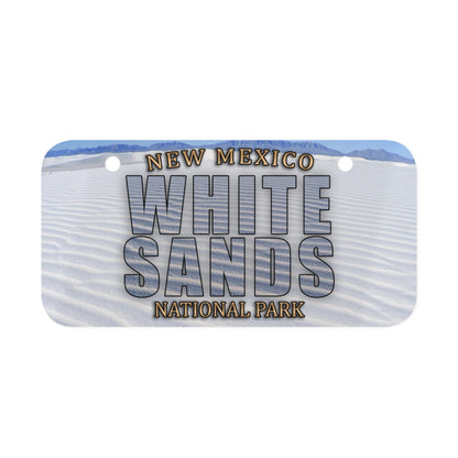White Sands National Park Custom License Plate