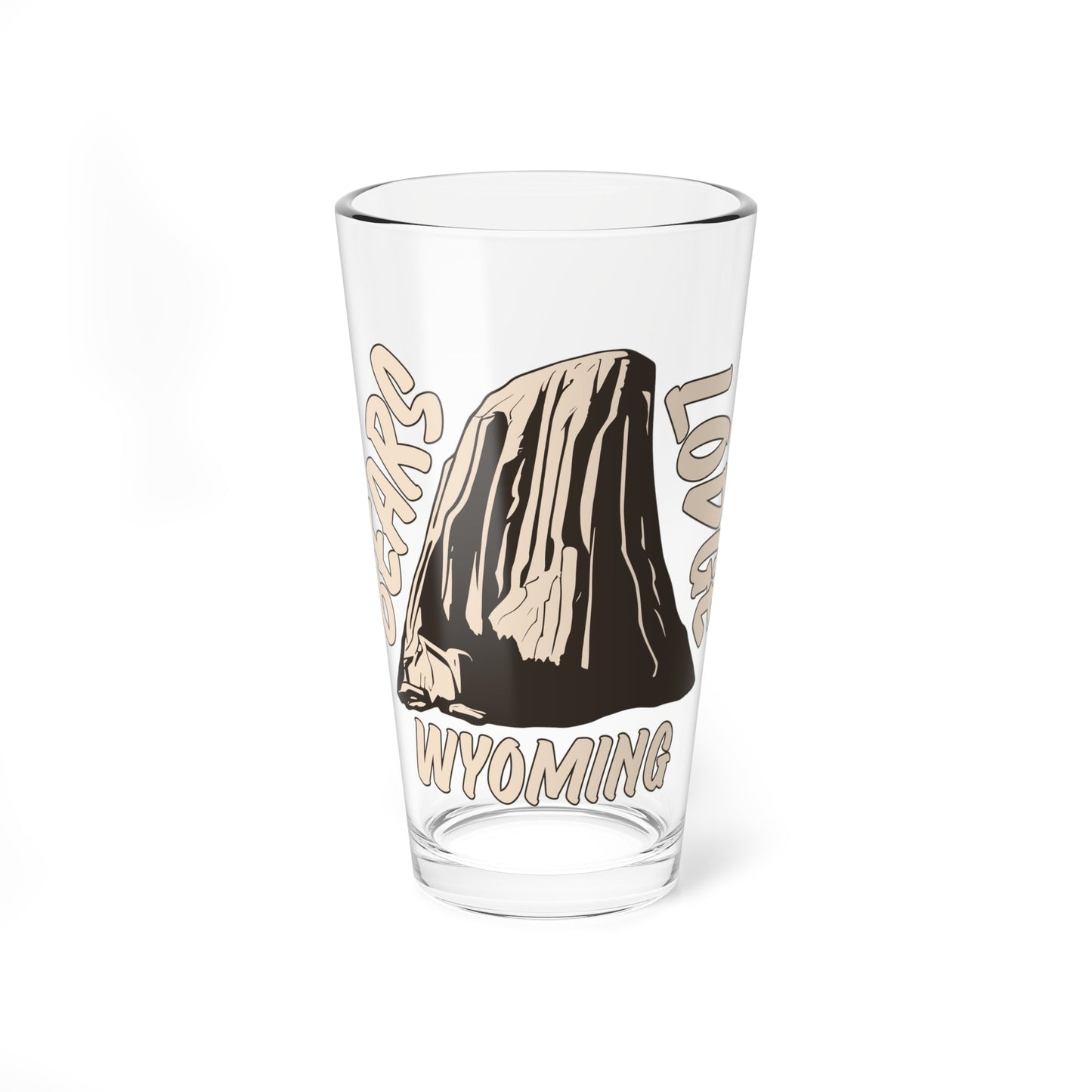 Devils Tower / Bears Lodge Pint Glass, 16oz